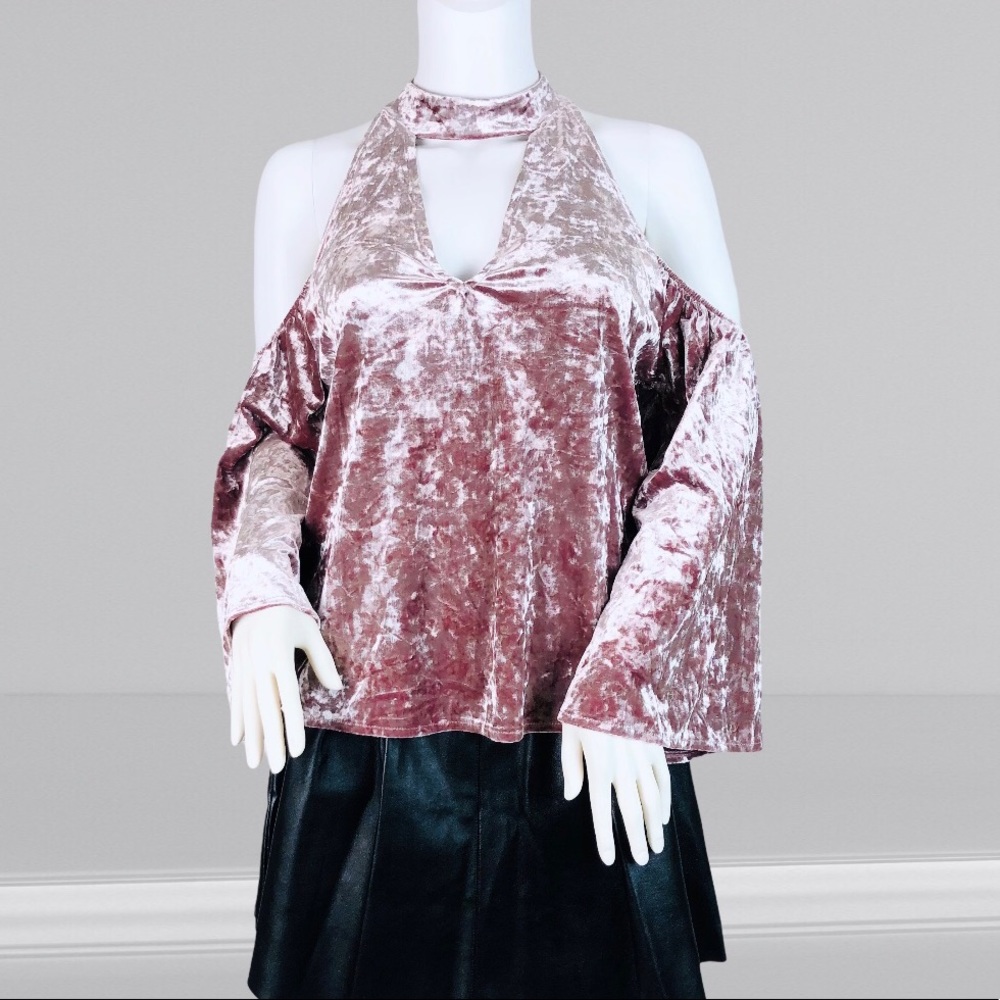 American Eagle Outfitters Size M Velvet Blouse
